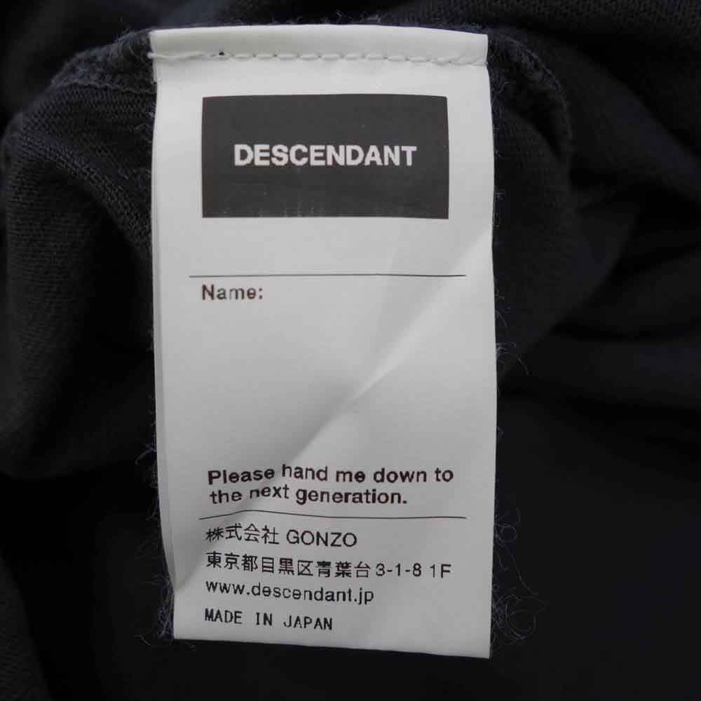 DESCENDANT ディセンダント 長袖シャツ MILITIA LAYERED TEE ワッフル