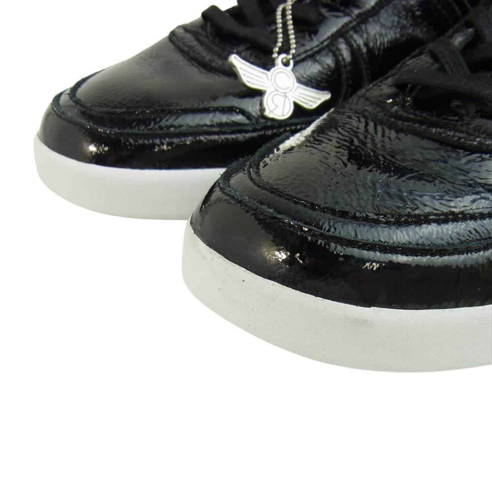 Creative Recreation クリエイティブリクリエーション スニーカー Black Patent Crinkle パテントレザー ハイカット スニーカー ブラック系 10 5 極上美品 Smasell スマセル 公式通販 サスティナブルアウトレットモール スマセル