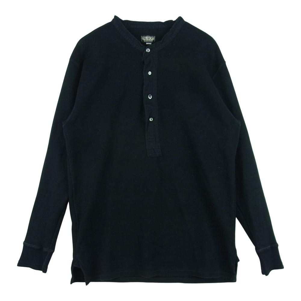 BLACK SIGN ブラックサイン 長袖Ｔシャツ Henly Neck ヘンリーネック