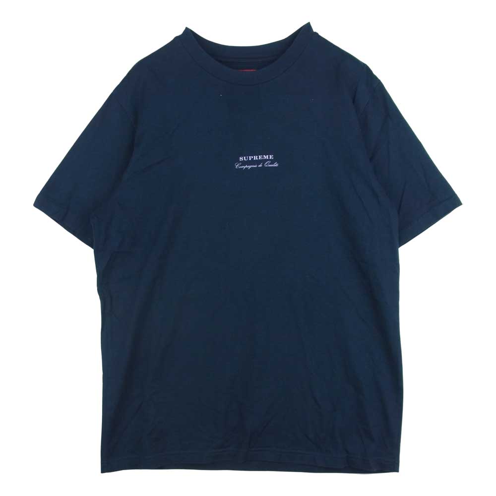 supreme qualite tee 19ss 紺 シュプリーム-