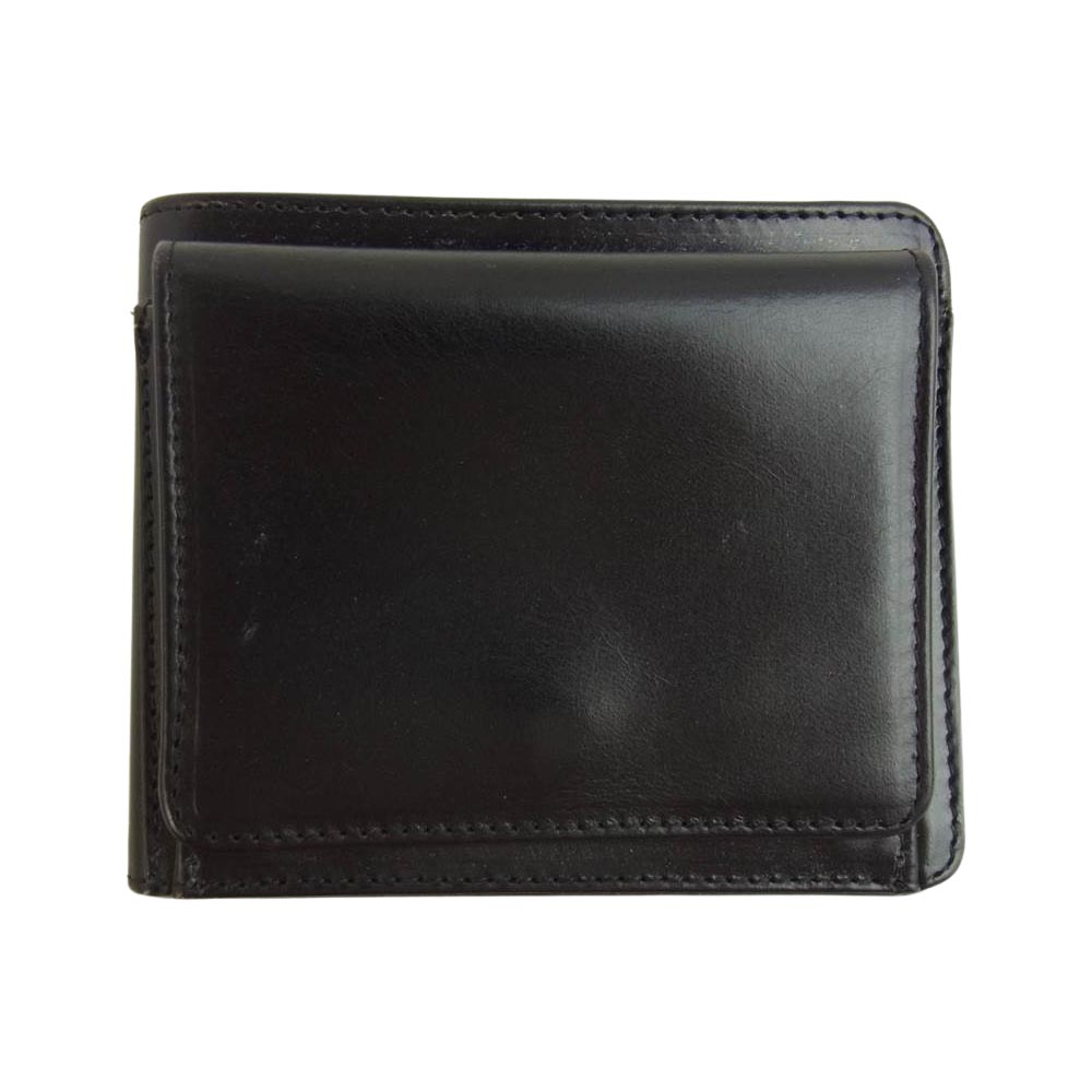 GLENROYAL グレンロイヤル 財布 03-6007 NEW SMALL WALLET ブライドルレザー 二つ折り財布 ブラック系 -  SMASELL（スマセル）公式通販／サスティナブルアウトレットモール スマセル