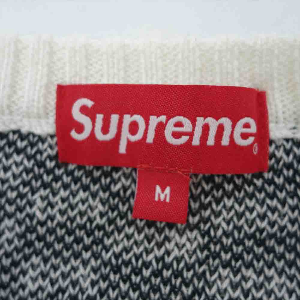 48cm身幅未使用品 SUPREME 20SS Back Logo Sweater 黒 M