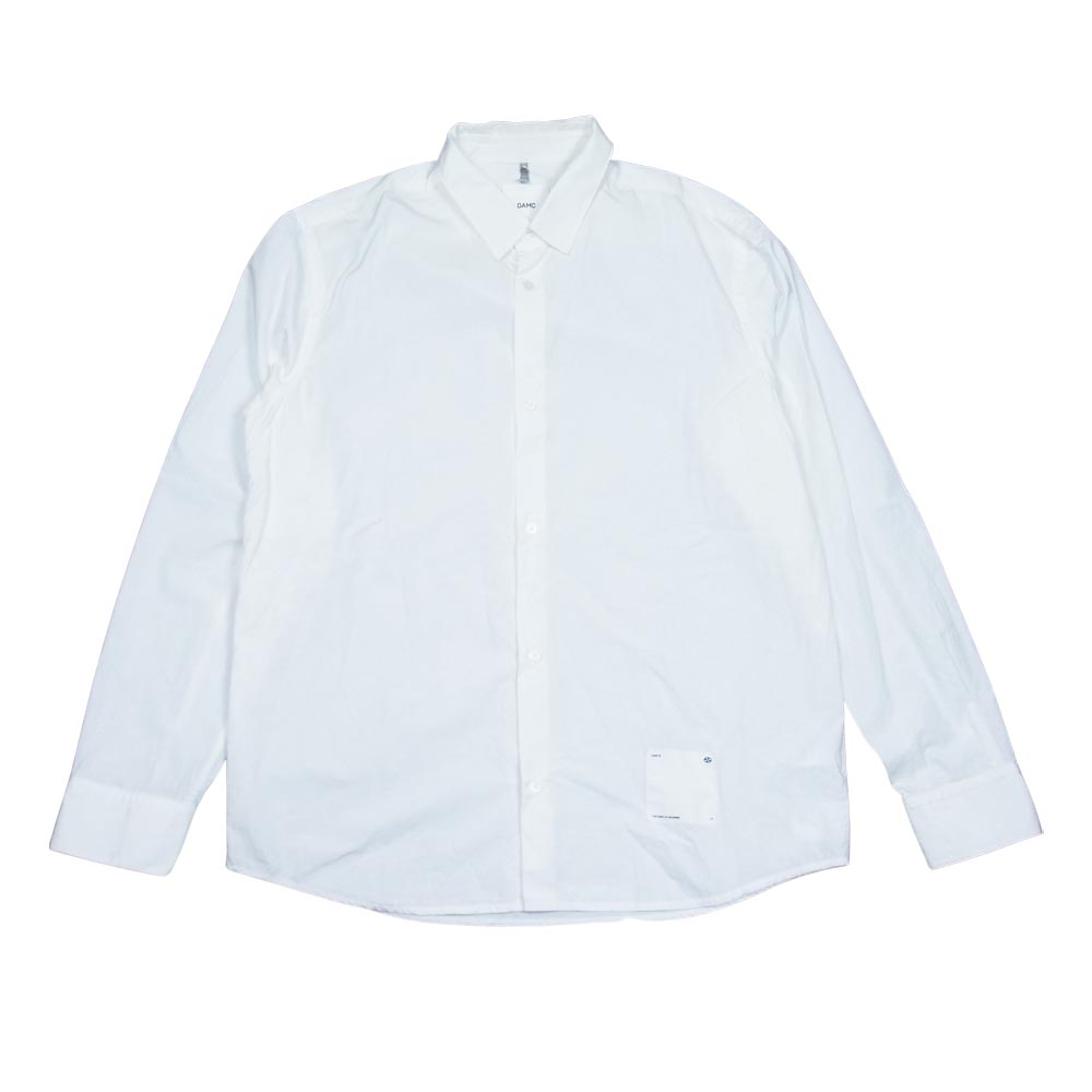 オーエーエムシー OAMC 長袖シャツ 21SS Mark Shirt レギュラー カラー シャツ ホワイト系 L
