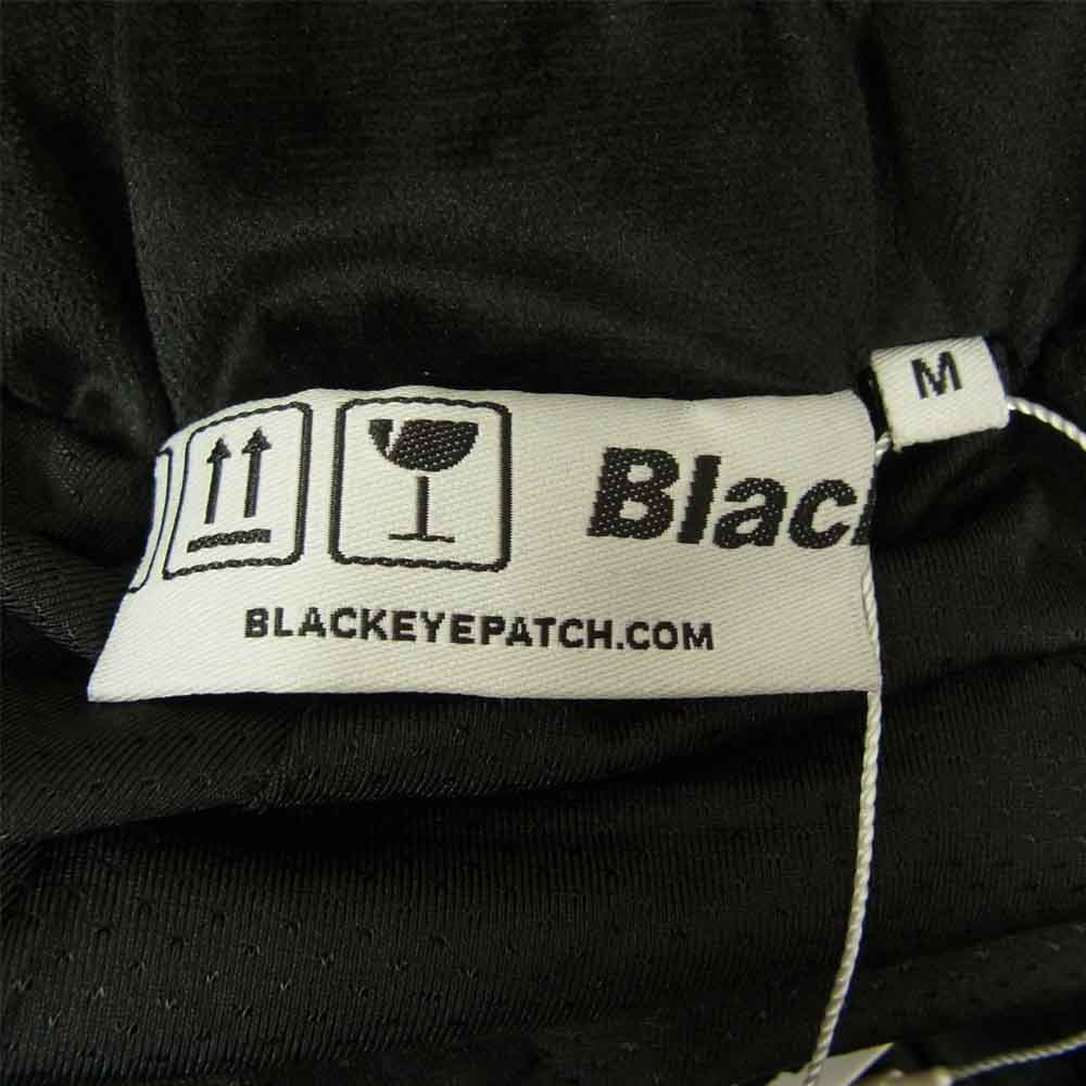 ブラックアイパッチ BlackEyePatch パンツ BEPSS22PA03 B EMBLEM VELOUR PANTS エンブレム ベロア パンツ  ブラック系 M【新古品】【未使用】
