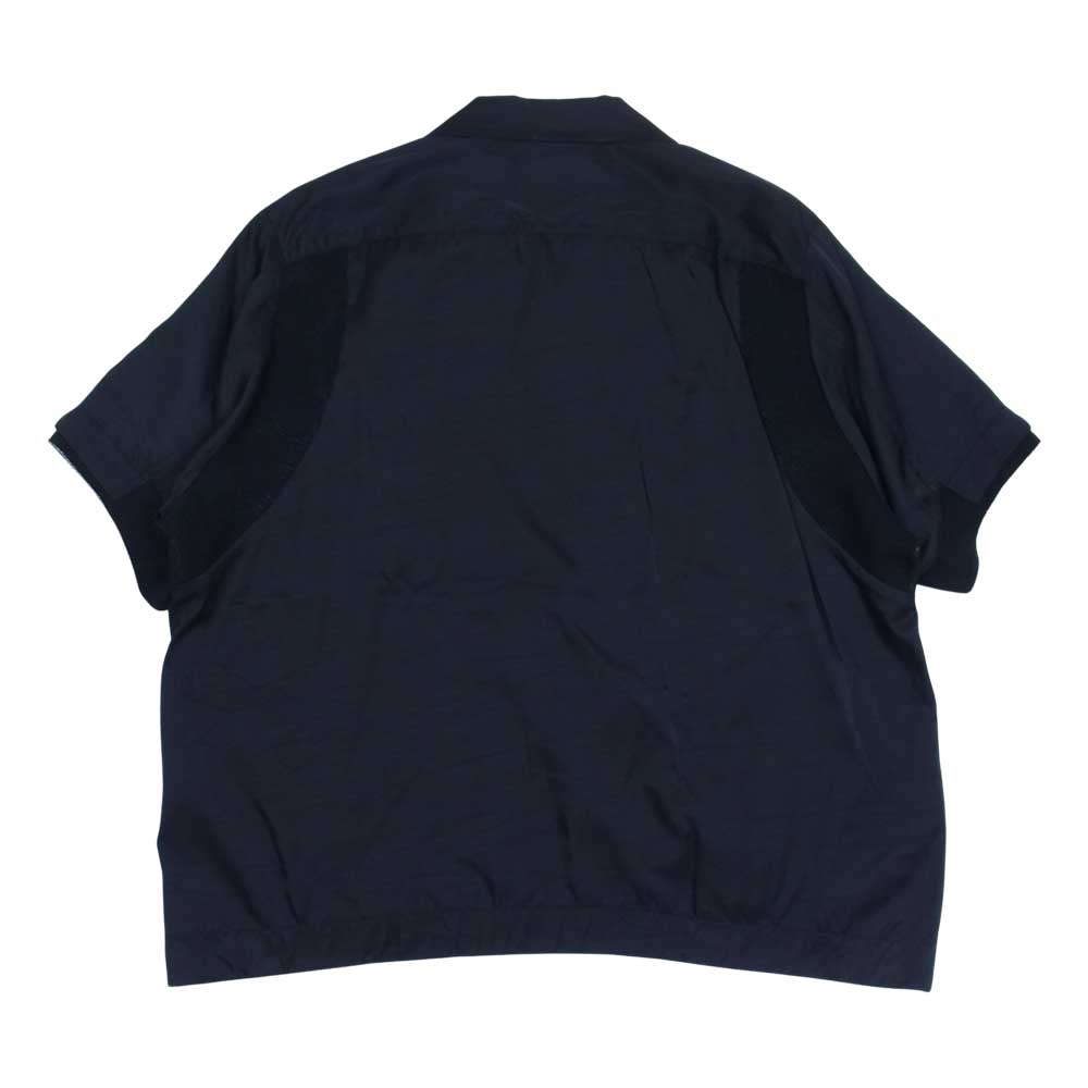 Sacai サカイ 半袖シャツ 22SS 22-02792M Cotton Twill Bowling Shirt コットン ツイル
