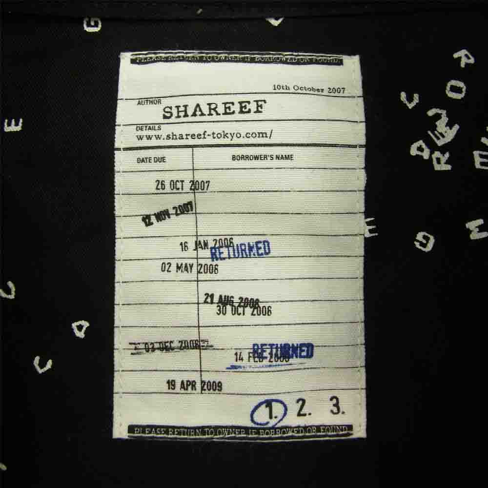 SHAREEF シャリーフ 半袖シャツ 20533006 DOT PATTERN S/S BIG SHIRTS