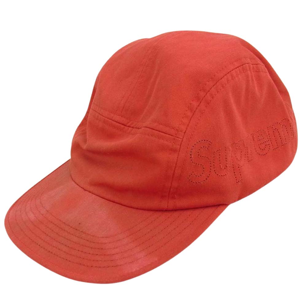 Supreme シュプリーム 帽子 16Ss Perforated Logo Camp Cap サイド