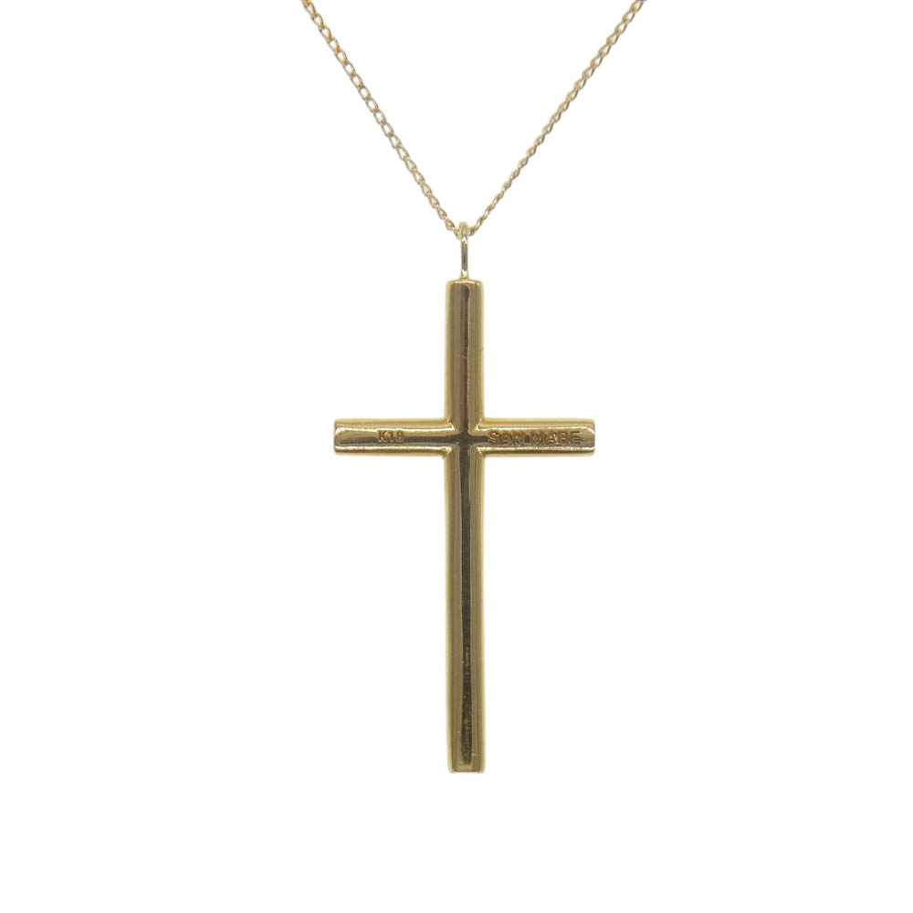 サンメイア SAN MARE ネックレス K18 Cross Necklace クロス ゴールド