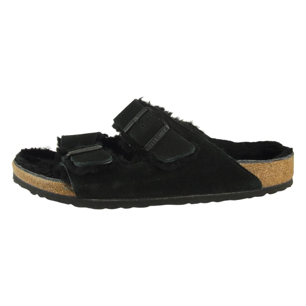 Birkenstock ビルケンシュトック サンダル Arizona アリゾナ ファー ボア サンダル ブラック系 43 Smasell スマセル 公式通販 サスティナブルアウトレットモール スマセル