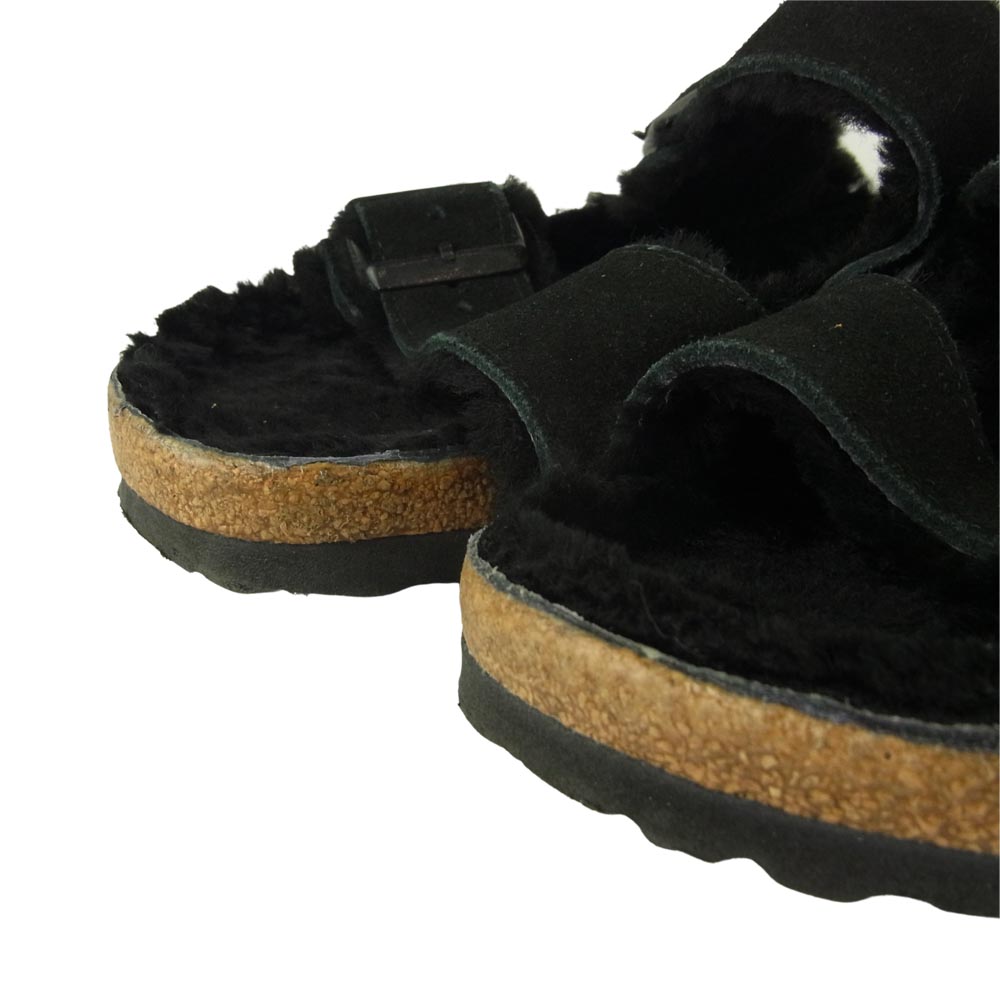 Birkenstock ビルケンシュトック サンダル Arizona アリゾナ ファー ボア サンダル ブラック系 43 Smasell スマセル 公式通販 サスティナブルアウトレットモール スマセル