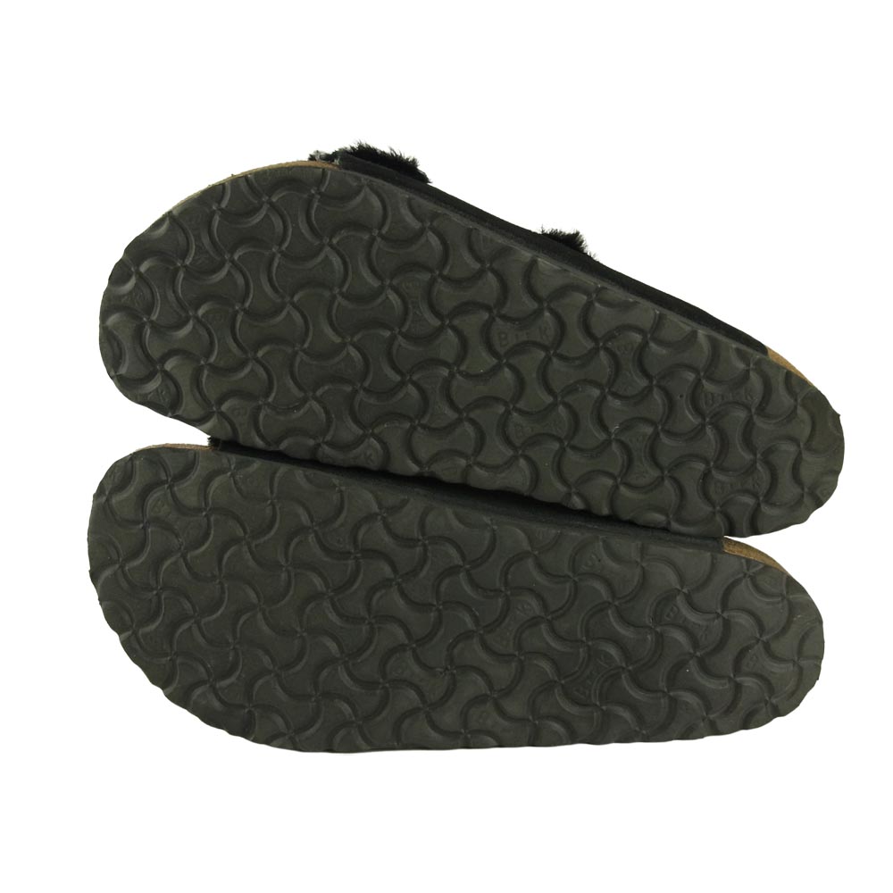 Birkenstock ビルケンシュトック サンダル Arizona アリゾナ ファー ボア サンダル ブラック系 43 Smasell スマセル 公式通販 サスティナブルアウトレットモール スマセル