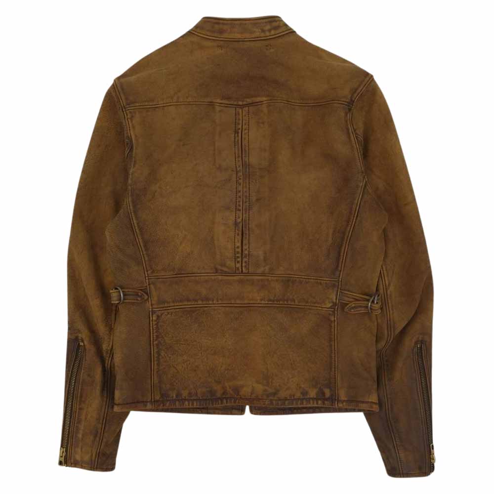 RRL ダブルアールエル レザージャケット カウハイド タンニン鞣し加工