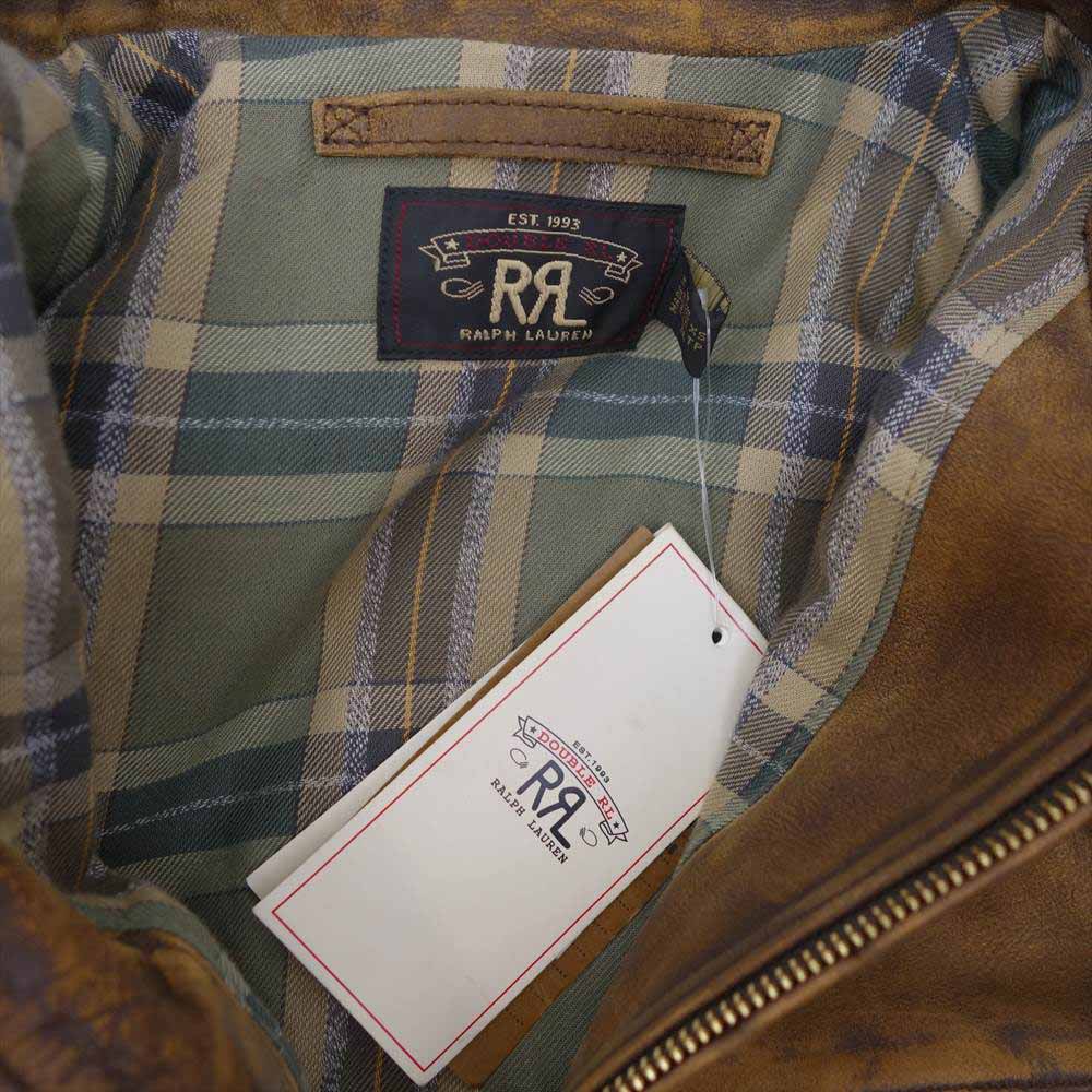 RRL ダブルアールエル レザージャケット カウハイド タンニン鞣し加工