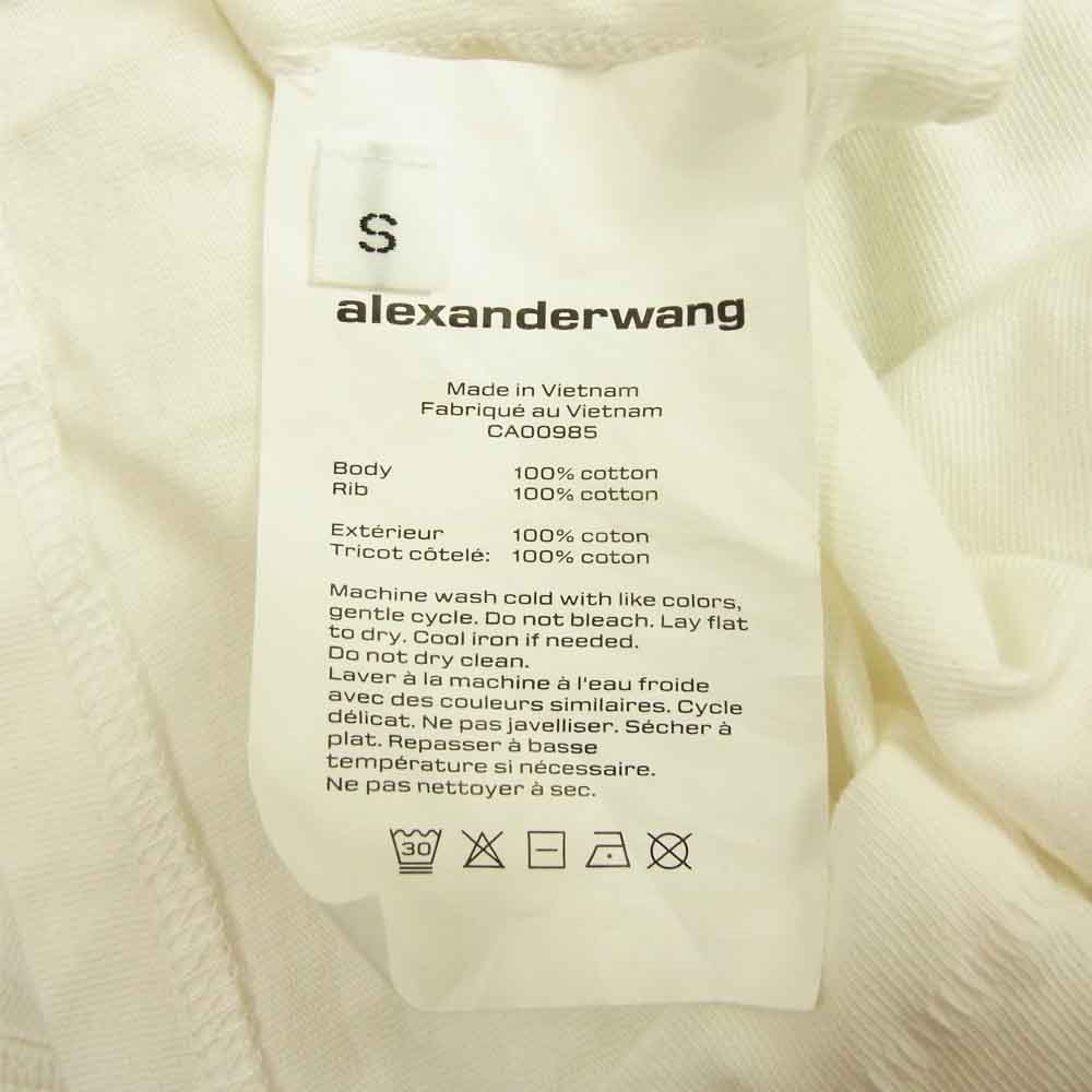 シャツ Alexander Wang - アレキサンダーワン Tシャツ S ホワイト