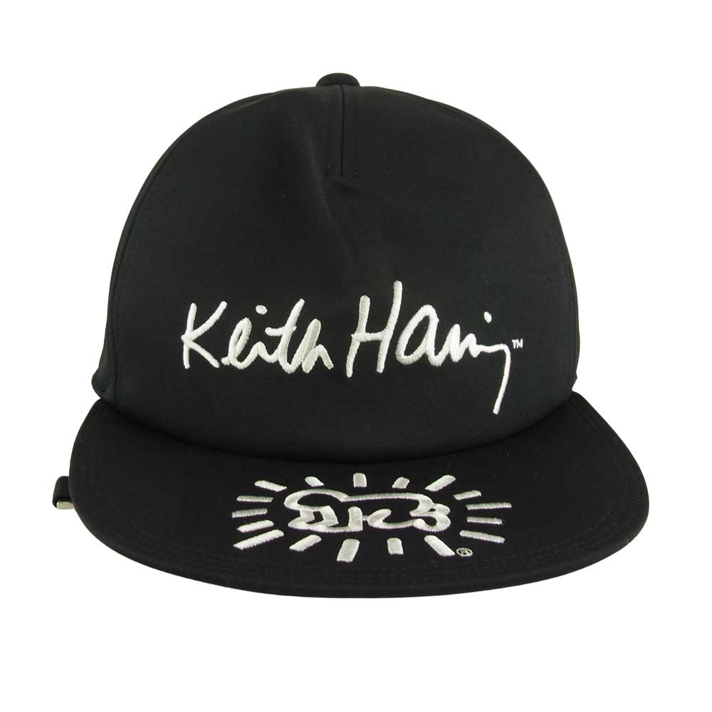 mastermind JAPAN マスターマインドジャパン 帽子 997-9282001 × KEITH HARING キース へリング CAP  キャップ ブラック系 F【新古品】【未使用】 mastermind JAPAN USED/古着（その他帽子）｜mastermind  JAPANのUSED/古着通販サイト - SMASELL（スマセル）