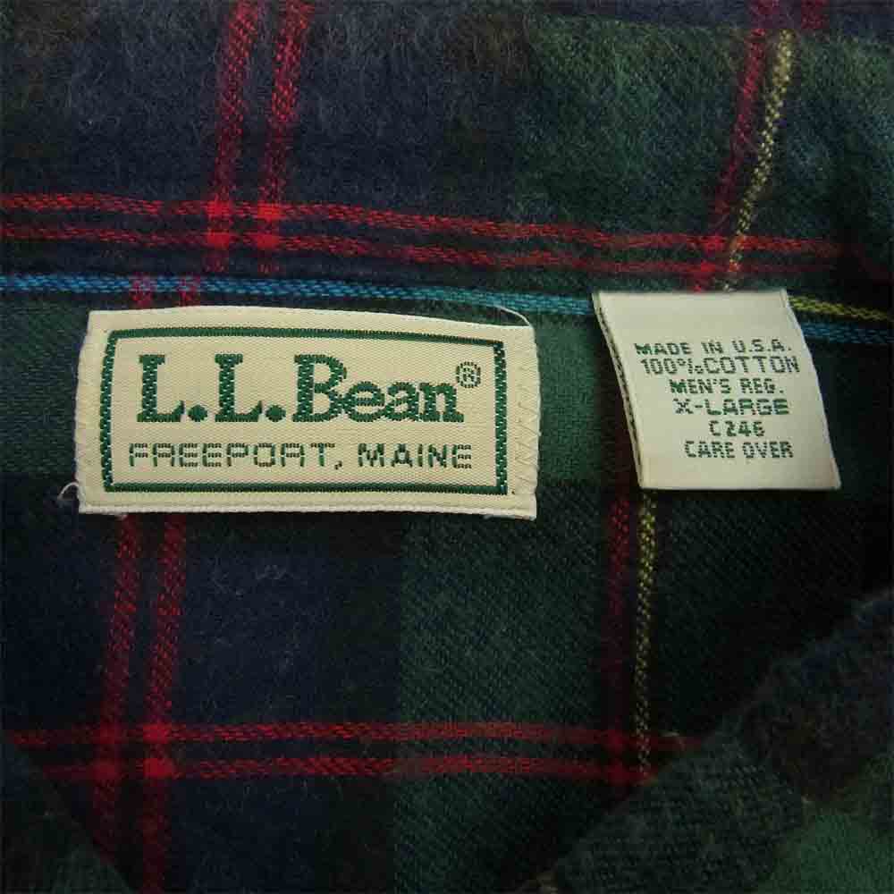 L.L.Bean エルエルビーン 長袖シャツ ヴィンテージ 80s 90s USA製 