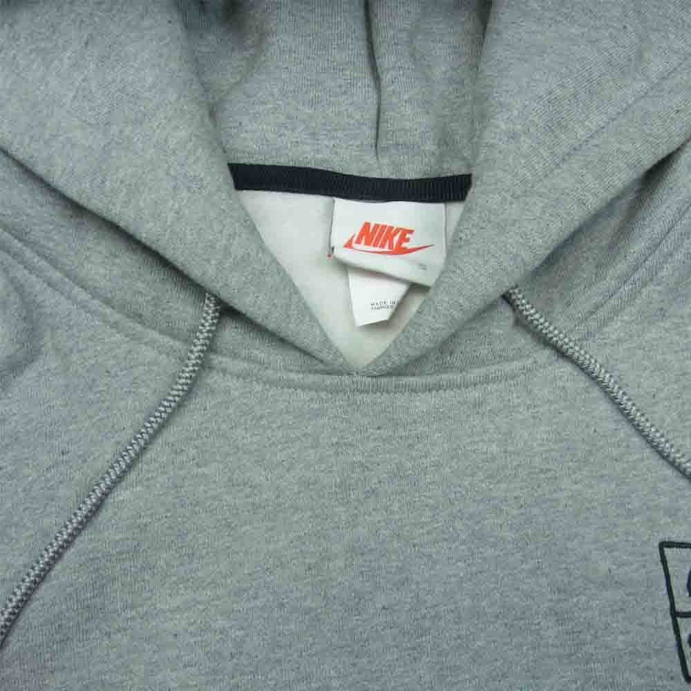 stussy nike  HOODIE パーカー　グレー　s