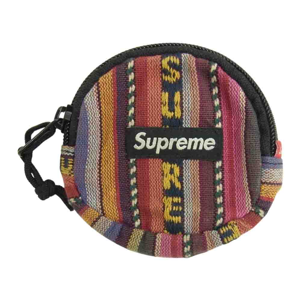 Supreme シュプリーム コインケース 20SS Woven Stripe Coin Pouch