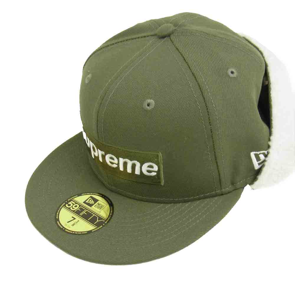 Supreme シュプリーム 帽子 21AW Earflap Box Logo New Era ニューエラ