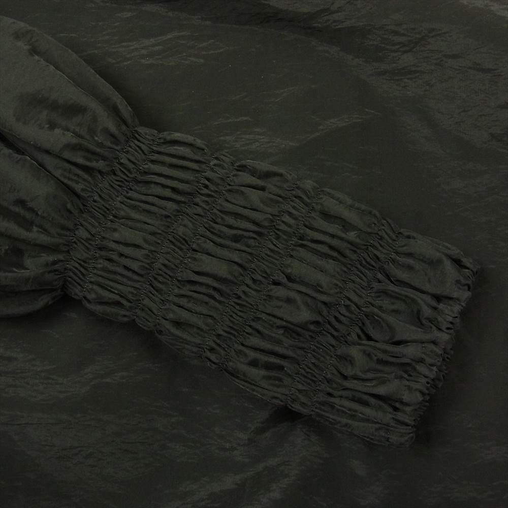 アキラナカ AKIRANAKA ワンピース AP2131-BK Layered Organza long sleeves dress ブラック系  2【新古品】【未使用】