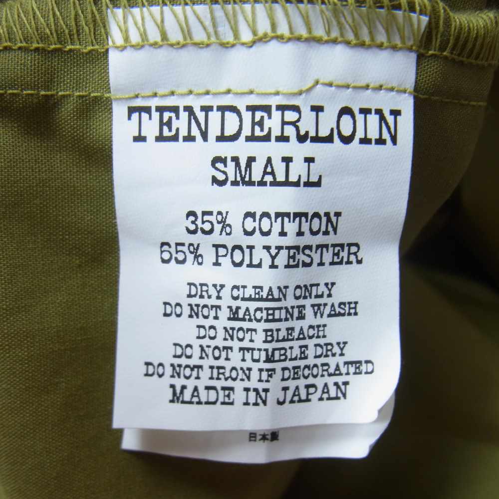 TENDERLOIN テンダーロイン 長袖シャツ T-T/C SOLID SHT ロゴプリント