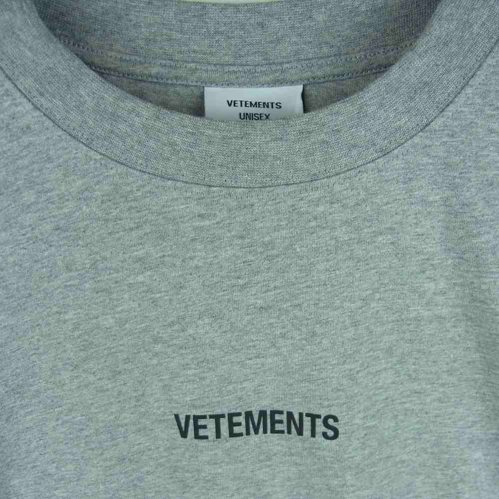 VETEMENTS ヴェトモン 半袖Ｔシャツ 21SS UE51TR540G ロゴ プリント