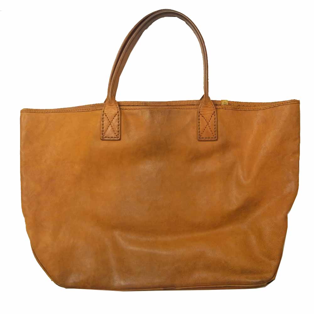 VISVIM ビズビム その他バッグ 14AW 114203003066 VEGGIE HOMER TOTE L レザー トート バッグ  ライトブラウン系 - SMASELL（スマセル）公式通販／サスティナブルアウトレットモール スマセル