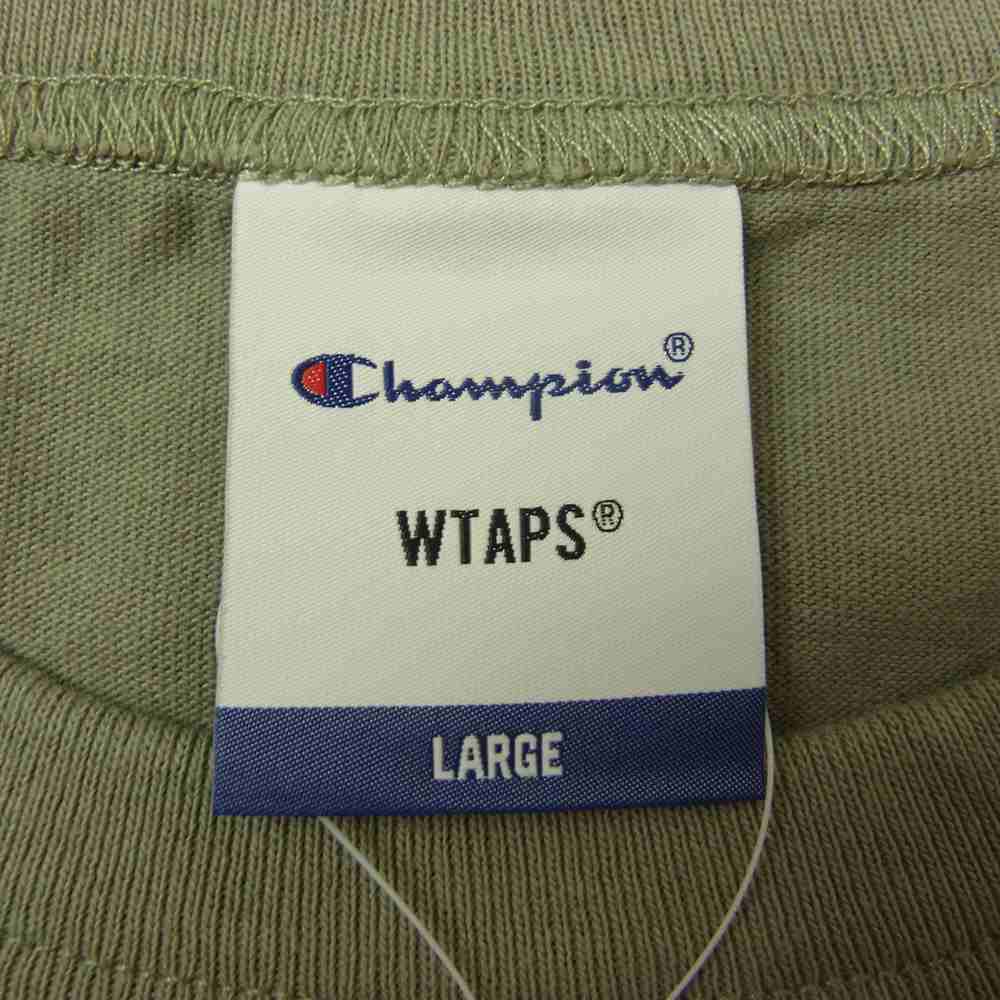 WTAPS ダブルタップス カットソー C8-U421 × Champion チャンピオン