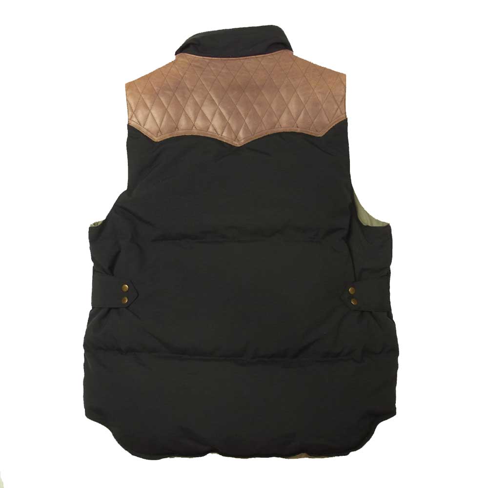 THE FOOL ザ フール ベスト TF10S3-J-04 QL DOWN VEST キルトレザー