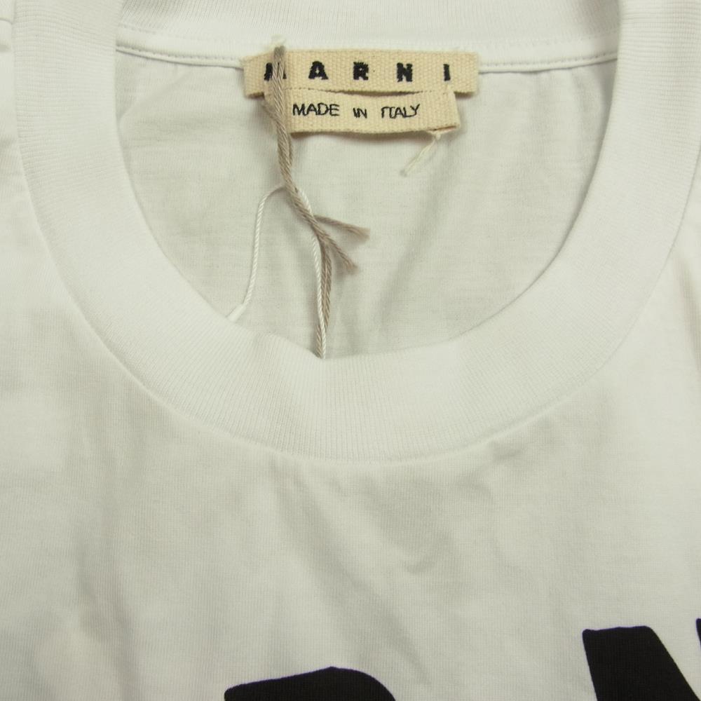 美品 マルニ MARNI シャツ ロングスリーブ 無地 コットン トップス メンズ 48(M相当) ホワイト