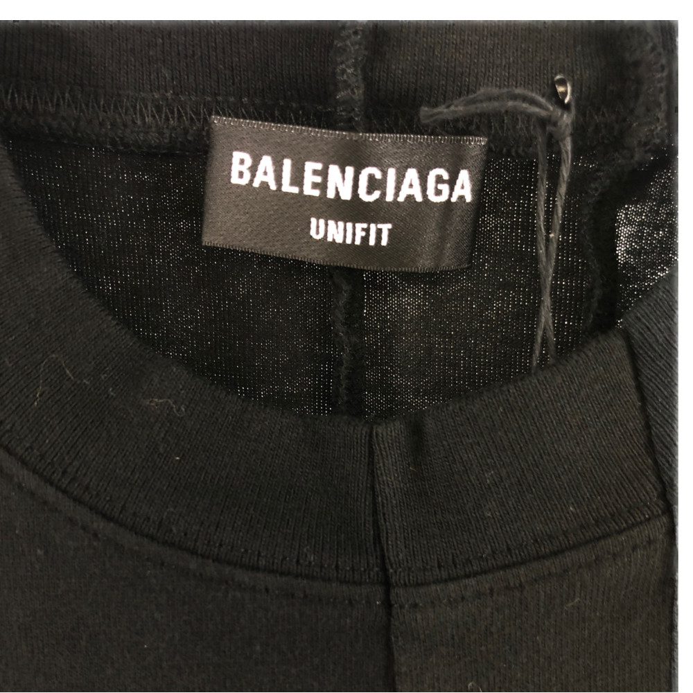 BALENCIAGA バレンシアガ Ｔシャツ 21SS 661602 TKVD1 国内正規品 再構築 Tシャツ ブラック ブラック系 XXS【美品】