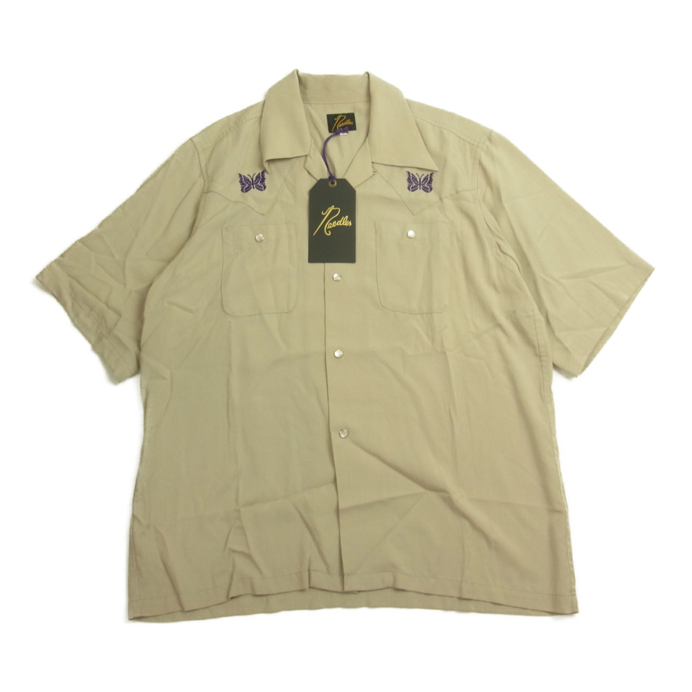 Needles ニードルス 半袖シャツ KP186 22SS S/S COWBOY ONE UP SHIRT