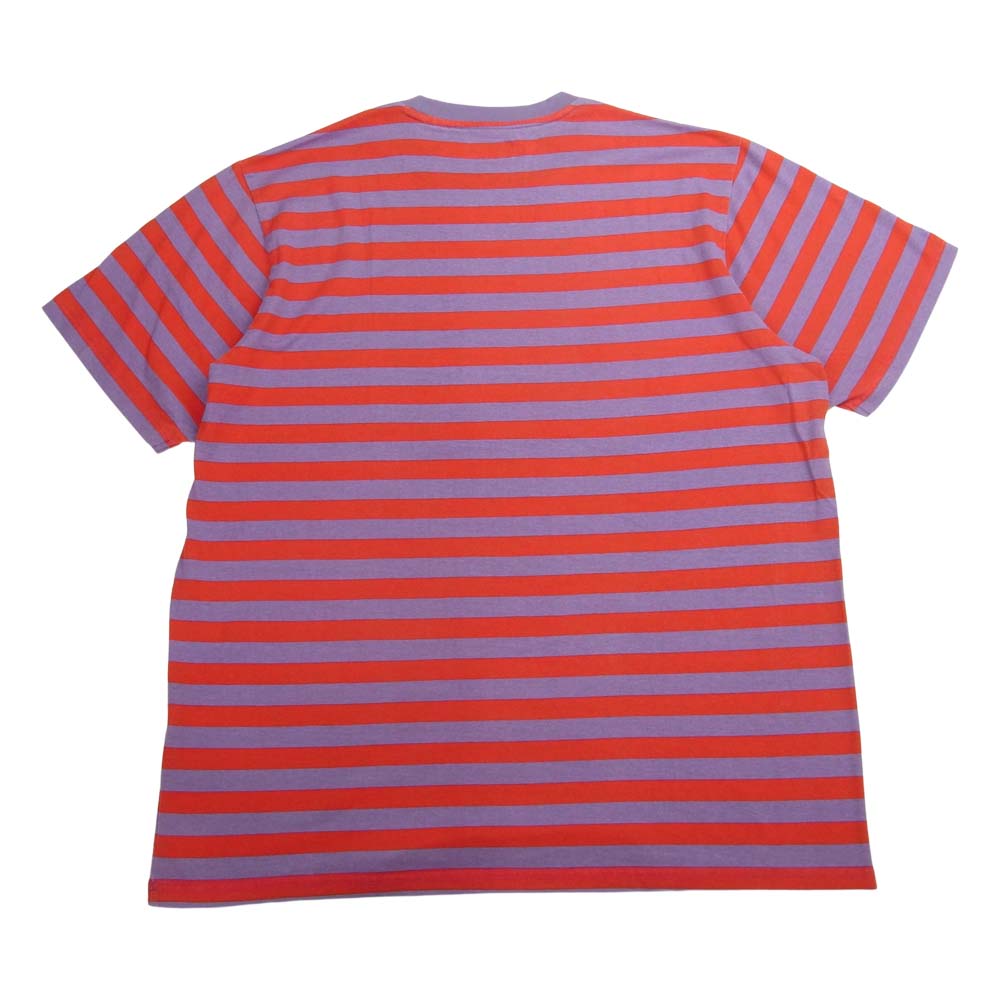 Supreme シュプリーム Ｔシャツ 22SS Reverse Stripe S/S Top レッド系