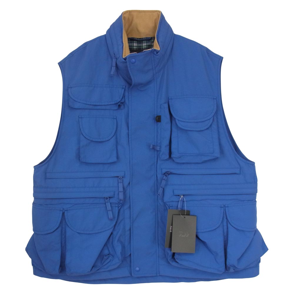 ダイワピア39 daiwa pier39 ベスト BJ-50022 Tech Parfect Fishing Vest テック フィッシング ベスト  ロイヤルブルー ブルー系 M【美品】