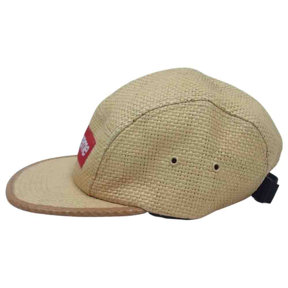 Supreme シュプリーム 帽子 20SS Raffia Camp Cap ラフィア 麦わら