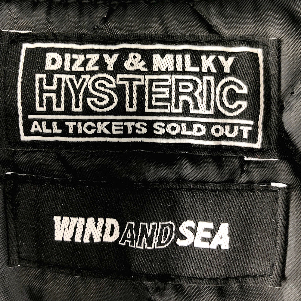 HYSTERIC GLAMOUR ヒステリックグラマー スタジャン × WIND AND SEA