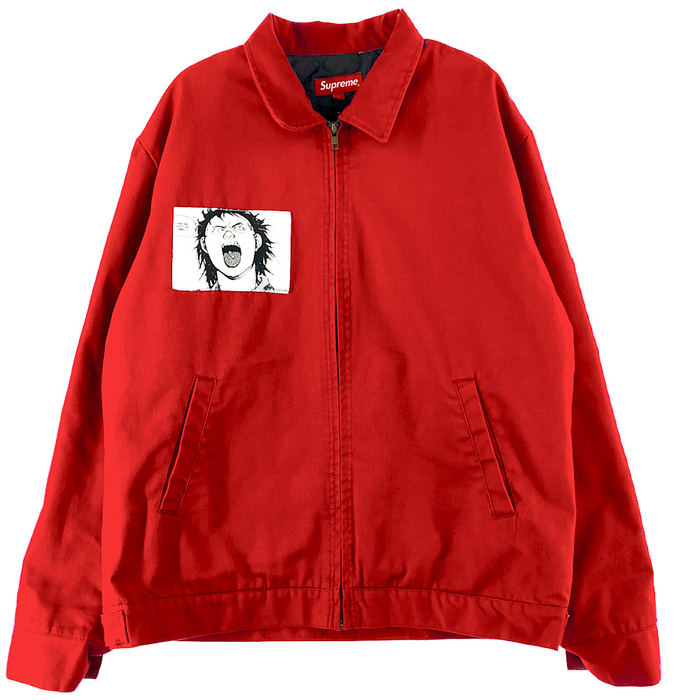 supreme AKIRA work jacket 17AW M RED発売当時sup