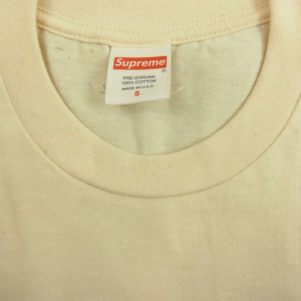 Supreme シュプリーム Tシャツ・カットソー S ベージュ系
