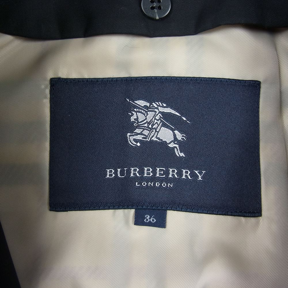 BURBERRY バーバリー 鹿革 レザー ジャケット レディース 36 www