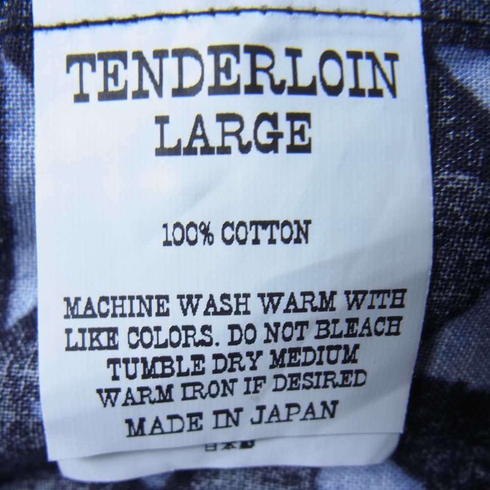 TENDERLOIN テンダーロイン 長袖シャツ PRINT FLANNEL SHT