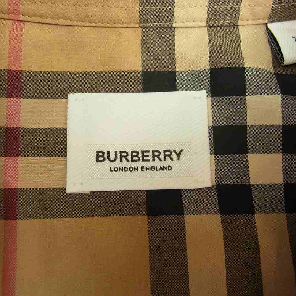 公式通販にて購入新品 BURBERRY バーバリー　ノヴァチェックシャツ　ロゴプリント シャツ