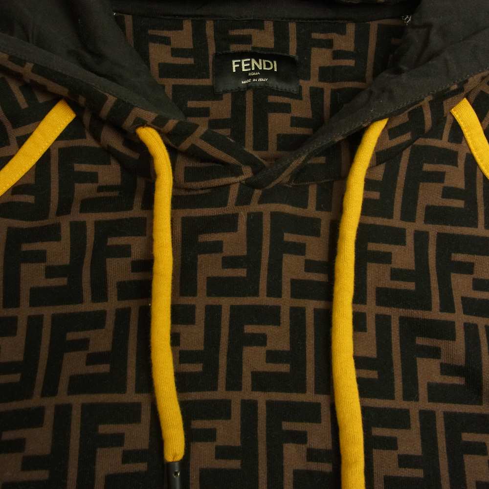 FENDI フェンディ パーカー FF ズッカ柄 21SS ブラック フーディ