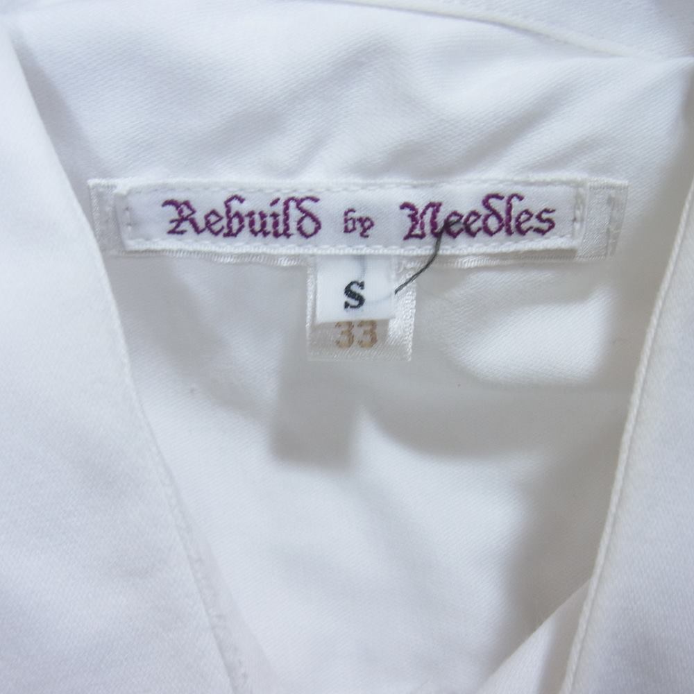 リビルドバイニードルズ Rebuild by Needles 長袖シャツ RIBBON SHIRT