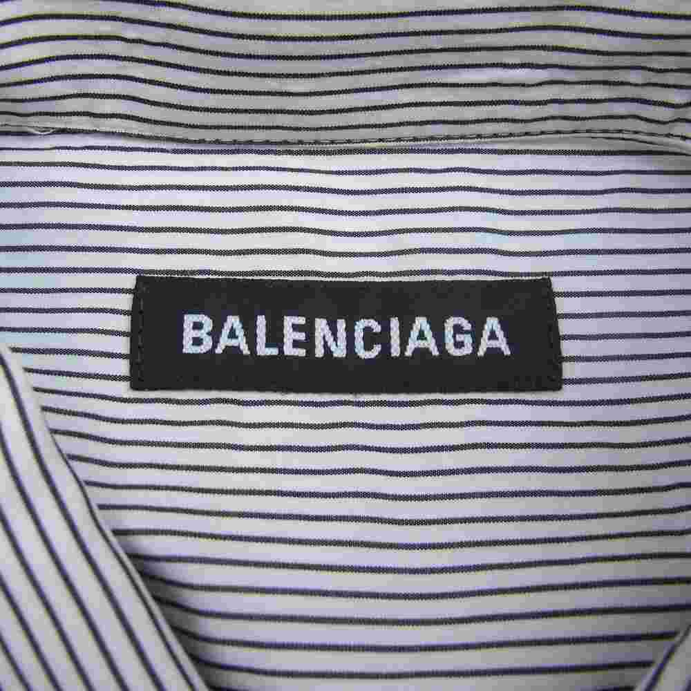 BALENCIAGA ロゴボタンダウンシャツ
