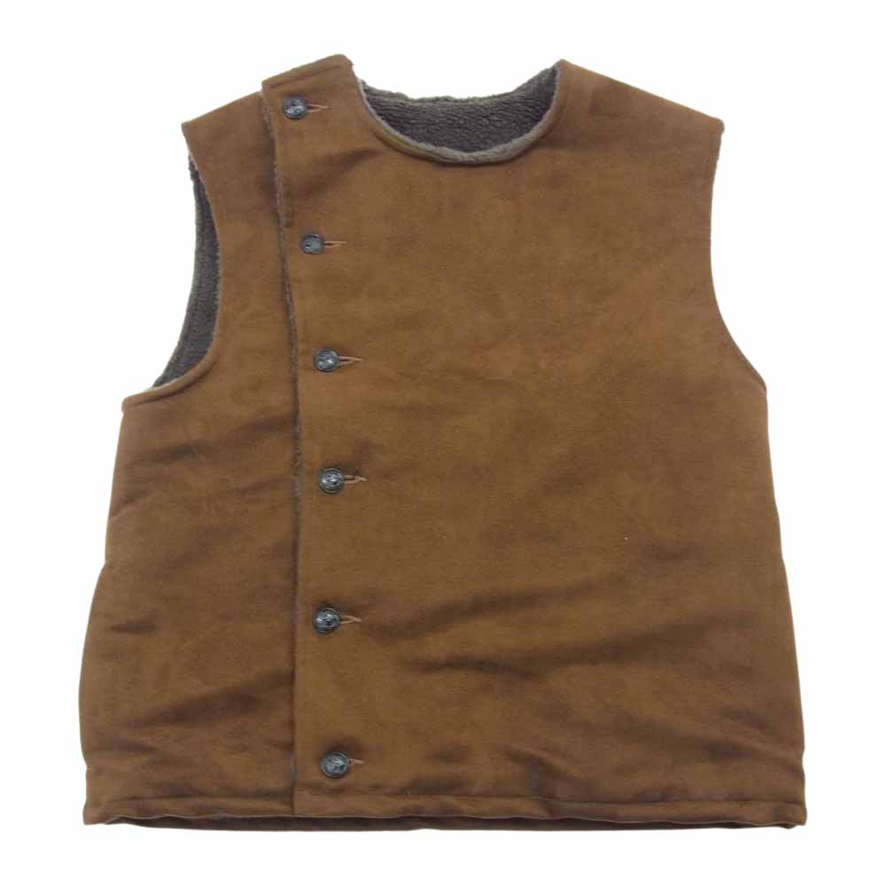 BLACK SIGN ブラックサイン ベスト Swindler Suede Boa Vest スウィン