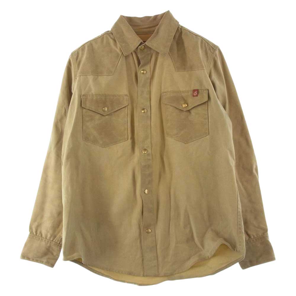 シップジョン SHIP JOHN 長袖シャツ Townes Waxed Canvas Shirt