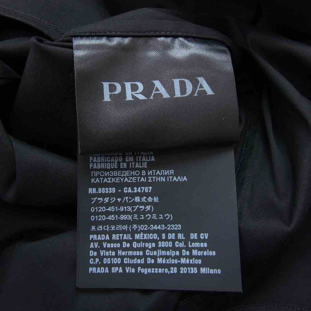 PRADA プラダ 長袖シャツ UCM608 F62 国内正規品 ワイドスプレッド