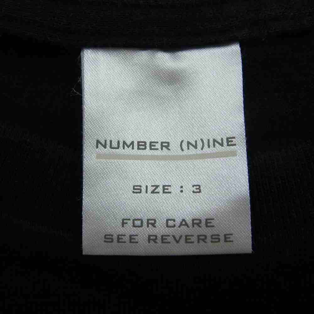 NUMBER(N)INE ナンバーナイン Ｔシャツ 01SS TIME期 タイム期