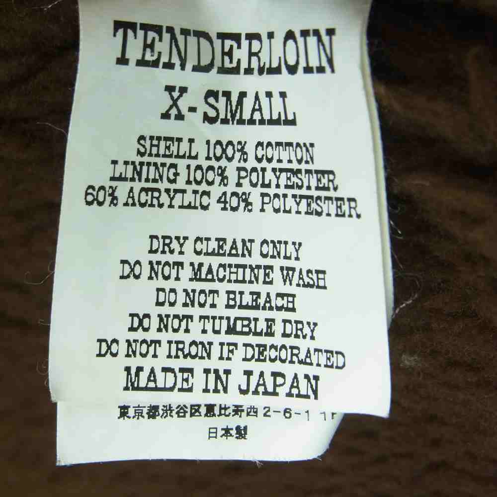 TENDERLOIN テンダーロイン ジャケット T-SADDLE CORDUROY サドル