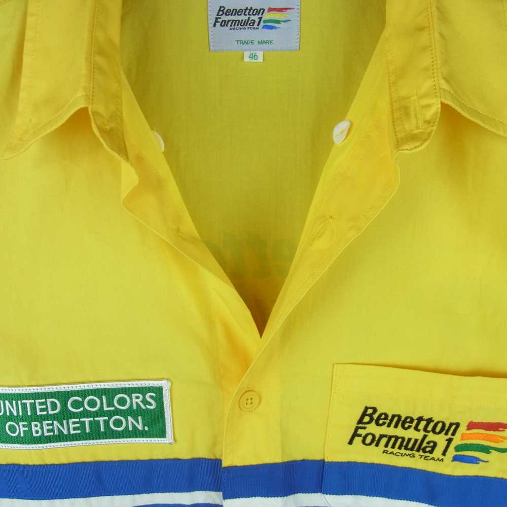 ベネトン BENETTON 半袖シャツ FORMULA1 フォーミュラ レーシング 半袖 